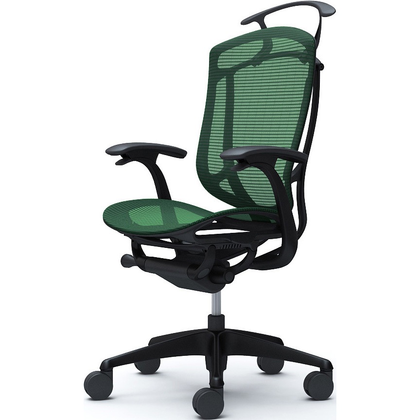 CC42ZR FPH5 コンテッサセコンダ、固定肘、ハイバック、座メッシュ、ハンガー付、ランバー無、ブラックB、ブラック、脚ブラック、ウレタン 1脚 オカムラ(岡村製作所) 【通販モノタロウ】 98,890円