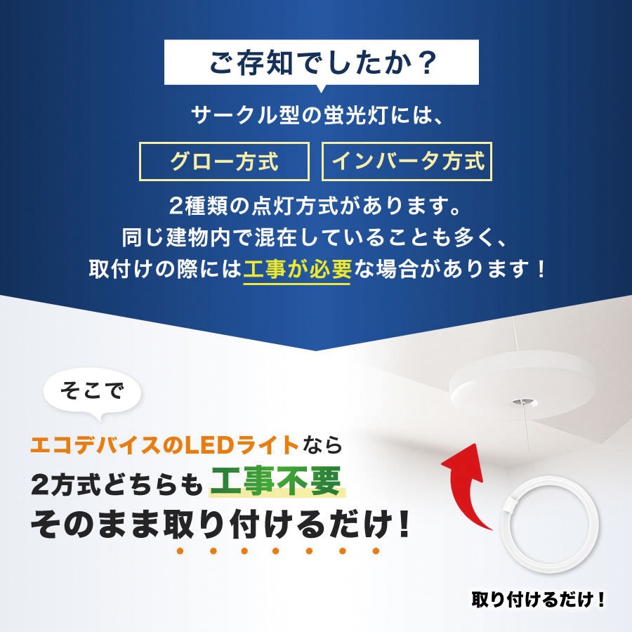 EFCL20LED-ES/28W LEDサークルランプ エコデバイス 管径29mm 1台