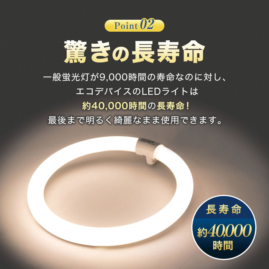 EFCL30LED-ES/28W LEDサークルランプ エコデバイス 3000K 1260Lm