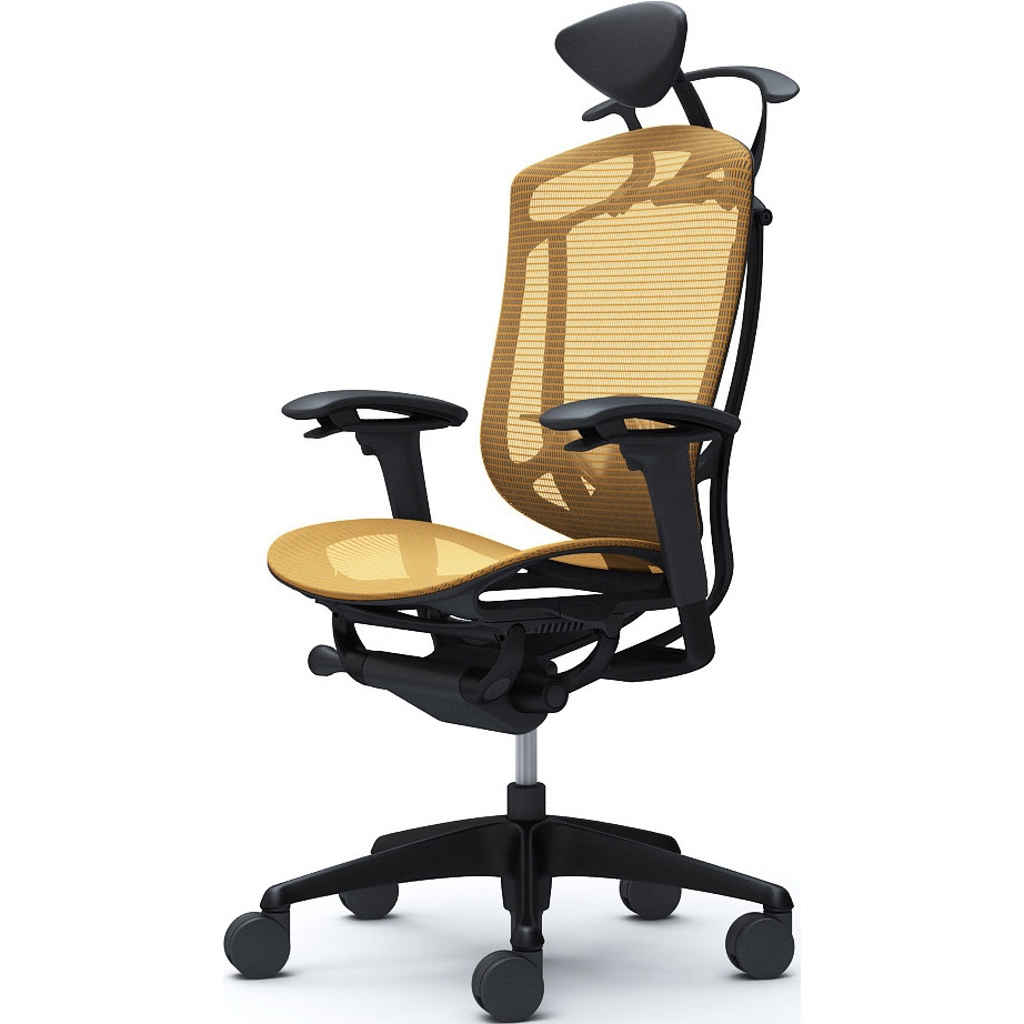 CC8BZS FPH9 コンテッサセコンダ、可動肘、可動ヘッド、座メッシュ、ハンガー付、ランバー付、ブラックB、ブラック、脚ブラック、ウレタン 1脚 オカムラ(岡村製作所) 【通販モノタロウ】