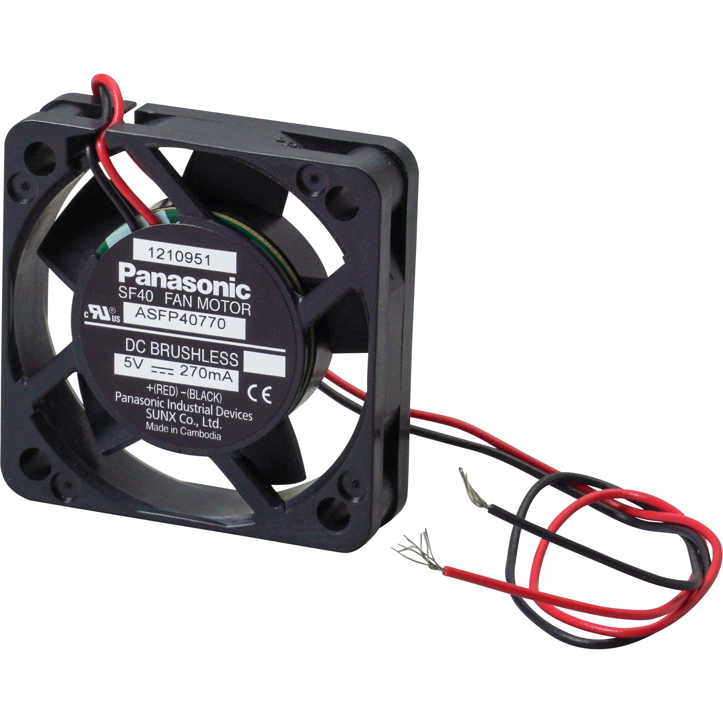 モーターファン　当時物 DCファンモータ □40×10t ASFP4 Panasonic(パナソニック) ファンモータ