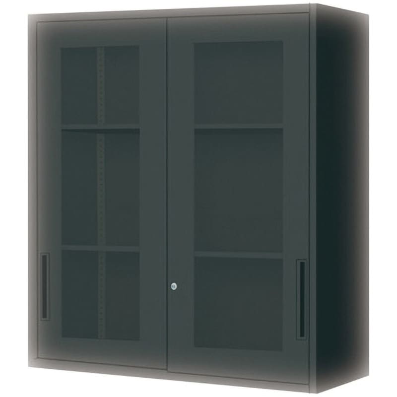 BWU-HGU259E6A システム収納 エディア ガラス引き違い戸(配送・組立サービス付き) コクヨ 組立・設置・取付 W900×D450ブラックタイプ   BWU-HGU259E6A 78,980円