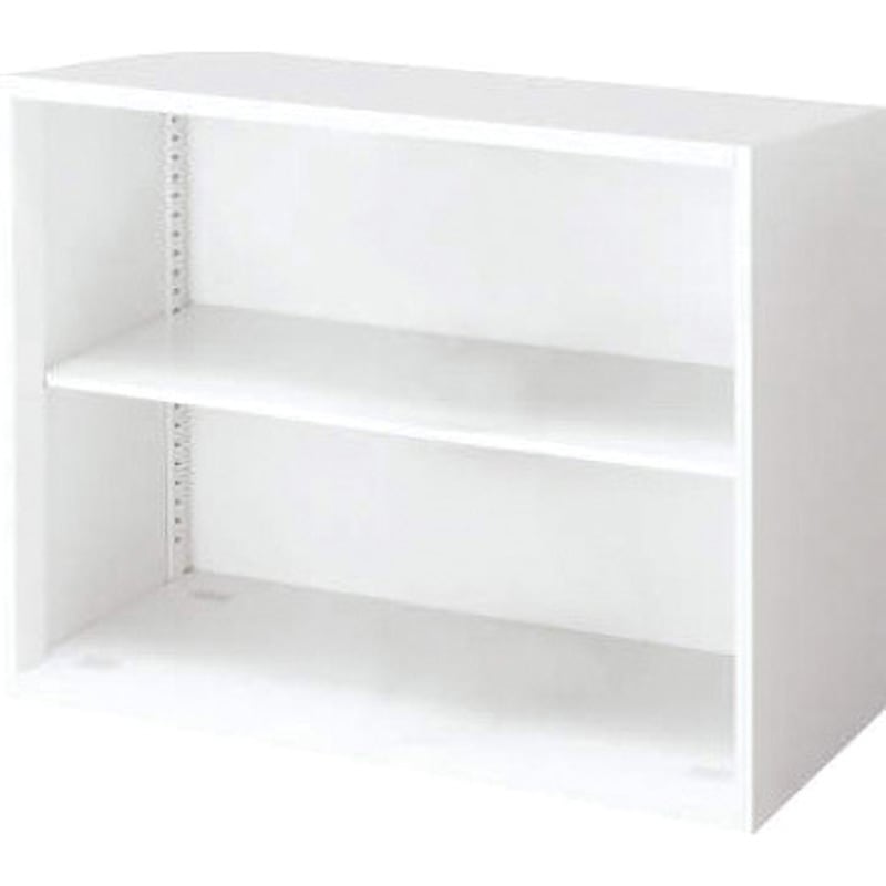 BWU-K38SAW システム収納 エディア オープン(配送・組立サービス付き) コクヨ 棚段数(段)2 ホワイト色 高さ702mm幅800mm奥行450mm  BWU-K38SAW