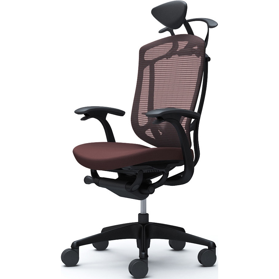 CC4DZS FPC8 コンテッサセコンダ、固定肘、可動ヘッド、座クッション、ハンガー付、ランバー付、ブラックB、ブラック、脚ブラック、ウレタン 1脚 オカムラ(岡村製作所) 【通販モノタロウ】 109,900円