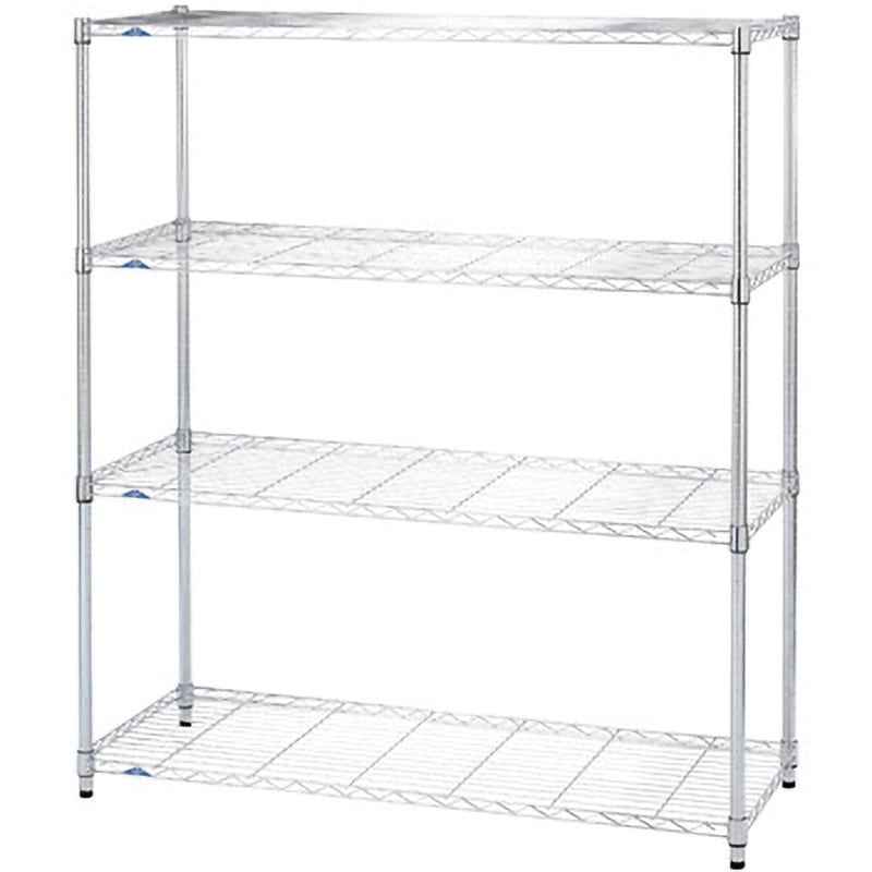 Luminous スリム スチールラック 4段 MH1215-4AN ルミナススリム Luminous(ルミナス) スチール 耐荷重135kg