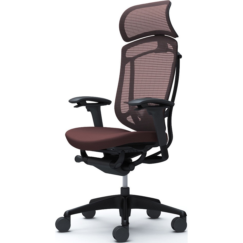 CC87ZS FPC8 コンテッサセコンダ、可動肘、固定ヘッド、座クッション、ハンガー無、ランバー付、ブラックB、ブラック、脚ブラック、ウレタン 1脚 オカムラ(岡村製作所) 【通販モノタロウ】 109,900円