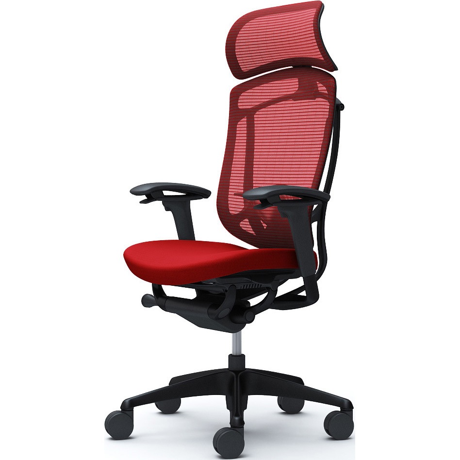 CC87ZS FPC9 コンテッサセコンダ、可動肘、固定ヘッド、座クッション、ハンガー無、ランバー付、ブラックB、ブラック、脚ブラック、ウレタン 1脚 オカムラ(岡村製作所) 【通販モノタロウ】 109,900円