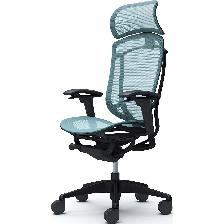 CC85ZR FPG6 コンテッサセコンダ、可動肘、固定ヘッド、座メッシュ、ハンガー無、ランバー無、ブラックB、ブラック、脚ブラック、ウレタン 1脚 オカムラ(岡村製作所) 【通販モノタロウ】 109,890円
