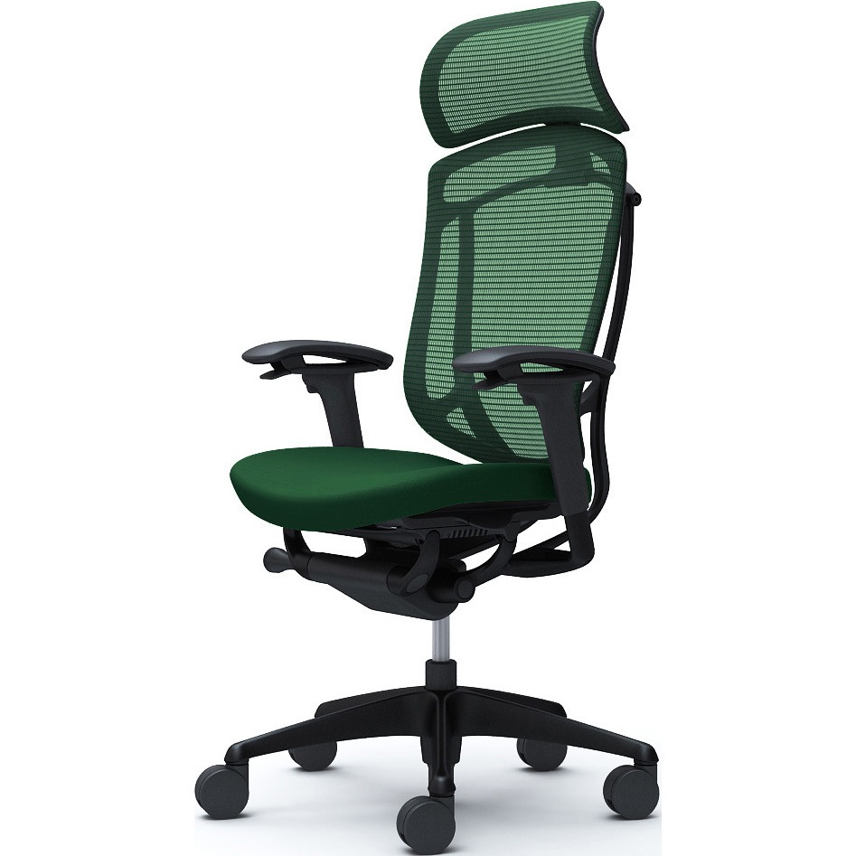 CC87ZR FPD5 コンテッサセコンダ、可動肘、固定ヘッド、座クッション、ハンガー無、ランバー無、ブラックB、ブラック、脚ブラック、ウレタン 1脚 オカムラ(岡村製作所) 【通販モノタロウ】 109,890円