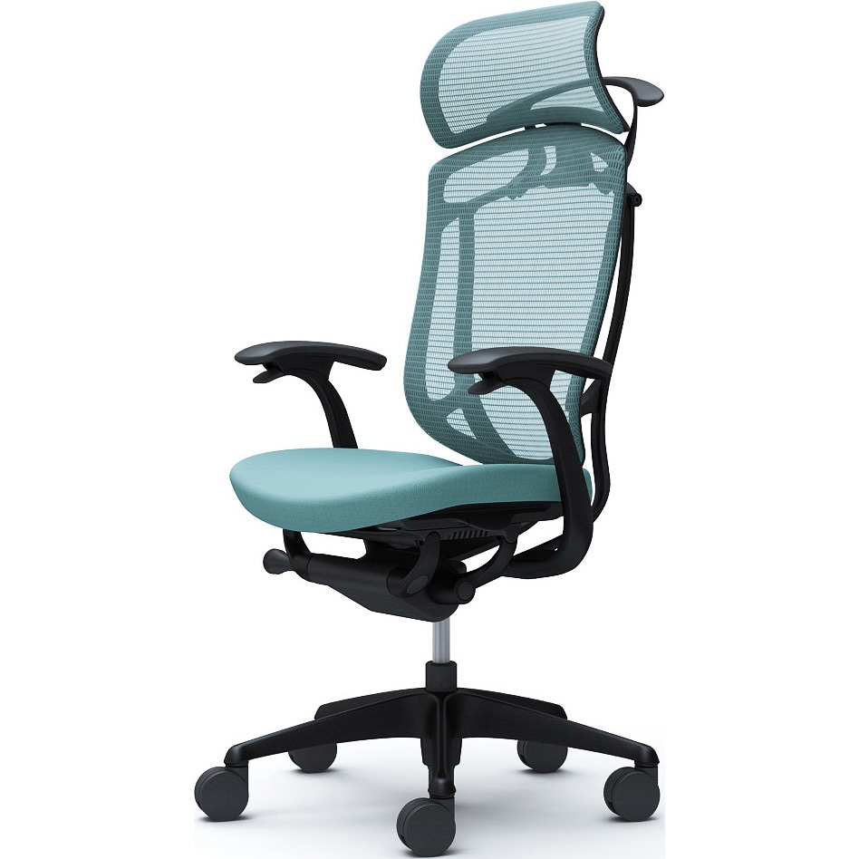 CC48ZR FPC6 コンテッサセコンダ、固定肘、固定ヘッド、座クッション、ハンガー付、ランバー無、ブラックB、ブラック、脚ブラック、ウレタン 1脚 オカムラ(岡村製作所) 【通販モノタロウ】 109,890円