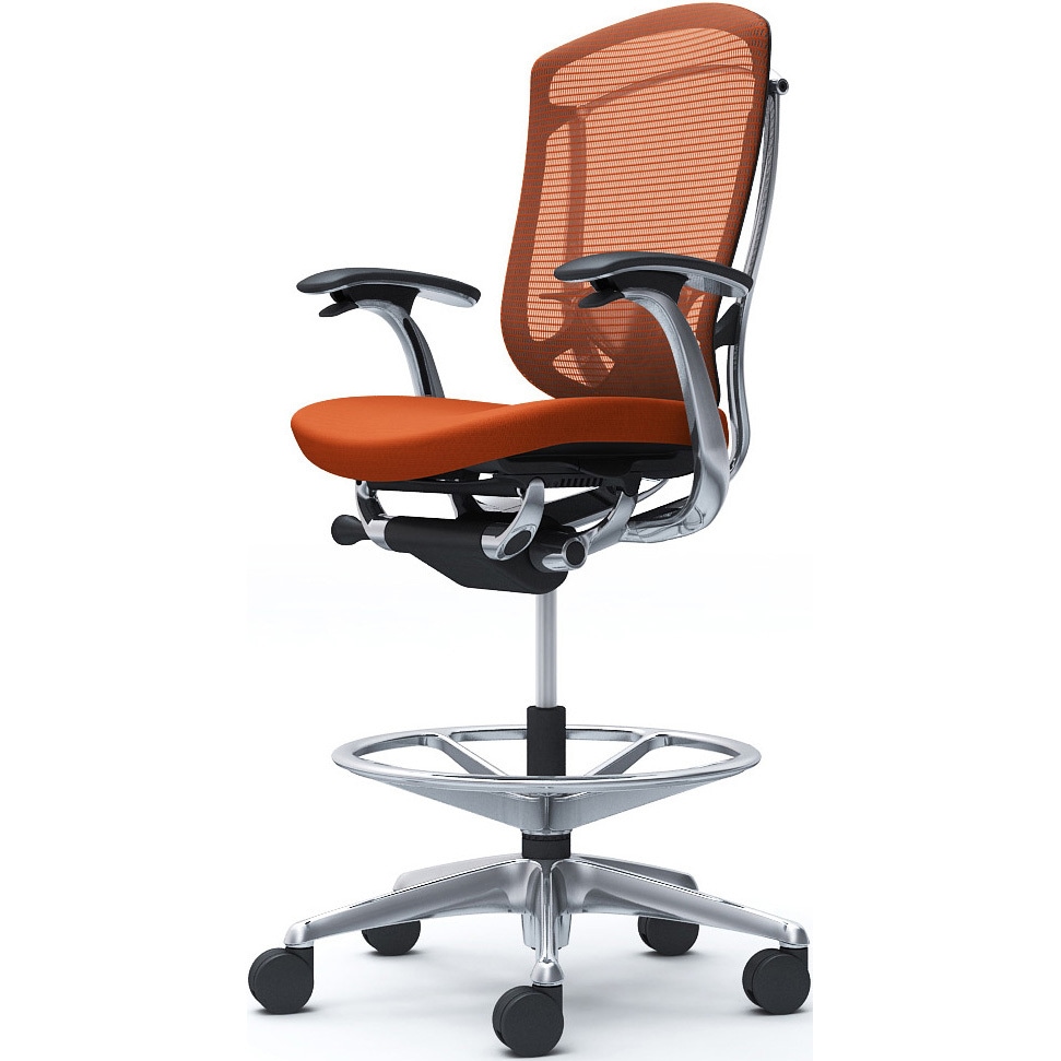 CC43HS FPD8 コンテッサセコンダ，固定肘，座クッション，ハイチェア