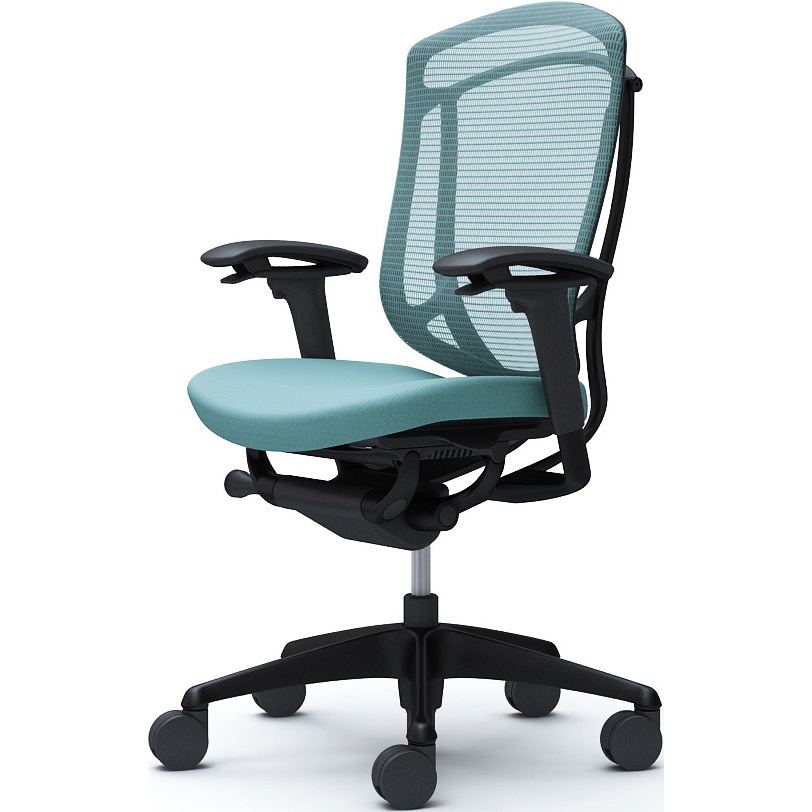 CC83ZR FPC6 コンテッサセコンダ、可動肘、ハイバック、座クッション、ハンガー無、ランバー無、ブラックB、ブラック、脚ブラック、ウレタン 1脚 オカムラ(岡村製作所) 【通販モノタロウ】