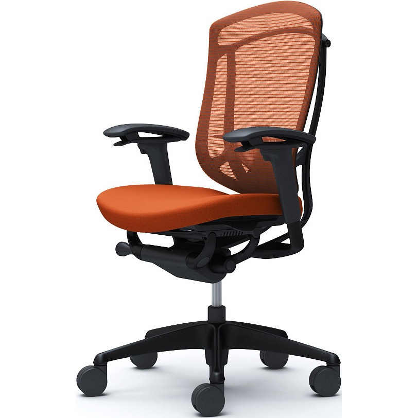 CC83ZS FPD8 コンテッサセコンダ、可動肘、ハイバック、座クッション、ハンガー無、ランバー付、ブラックB、ブラック、脚ブラック、ウレタン 1脚 オカムラ(岡村製作所) 【通販モノタロウ】 104,390円