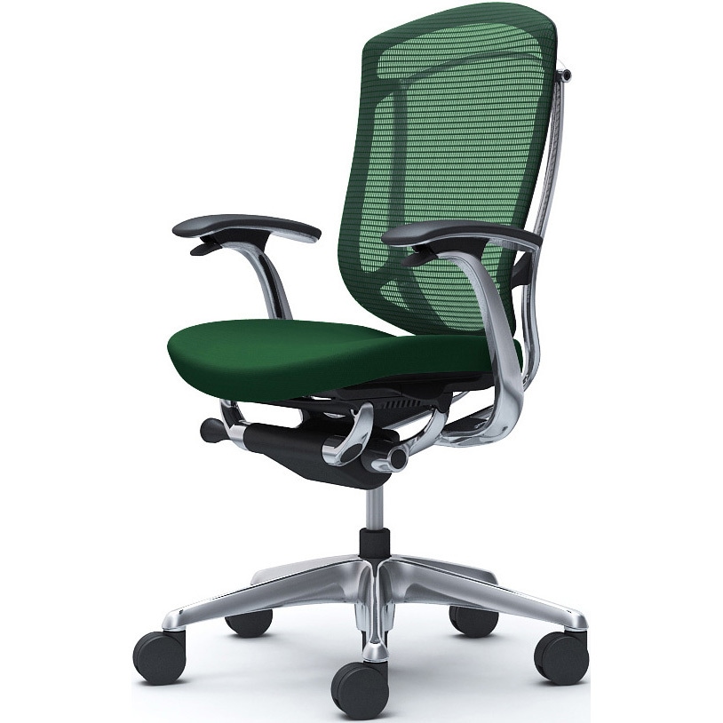 CC43XR FPD5 コンテッサセコンダ、固定肘、ハイバック、座クッション、ハンガー無、ランバー無、ブラックB、ポリッシュ、脚ポリッシュ、ウレタン 1脚 オカムラ(岡村製作所) 【通販モノタロウ】 98,890円