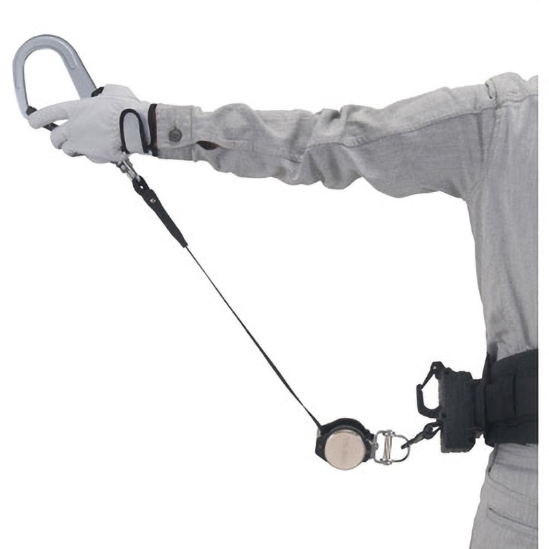 B1VR150-TL2 墜落制止用器具(安全帯) 胴ベルト用ランヤード VR150縦型