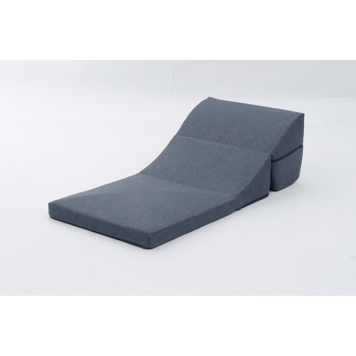 A573a-S-612BL テレビ枕 セルタン デニム調インディゴブルー色 高さ30～36cm幅50cm奥行き75～98cm  A573a-S-612BL