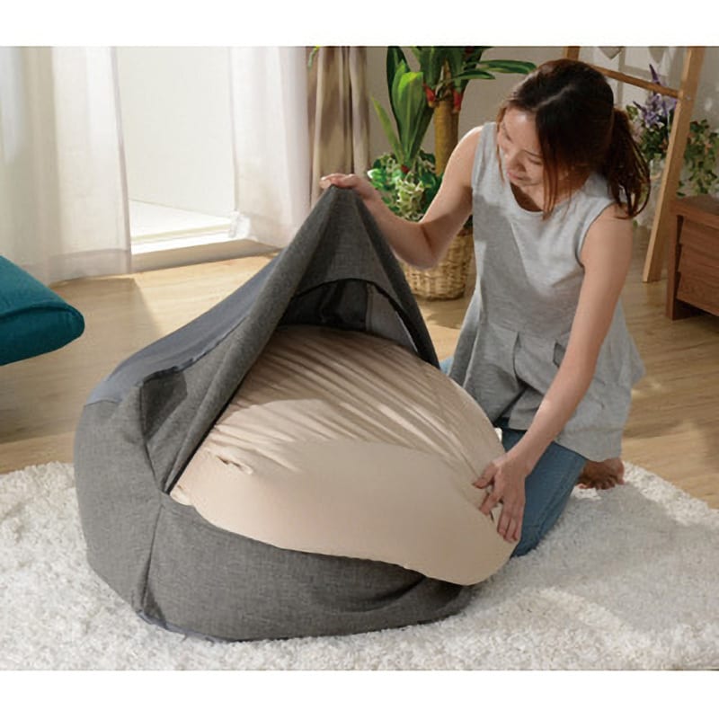 A600a-612DBL/611GRY 人をダメにするソファ QUBE セルタン