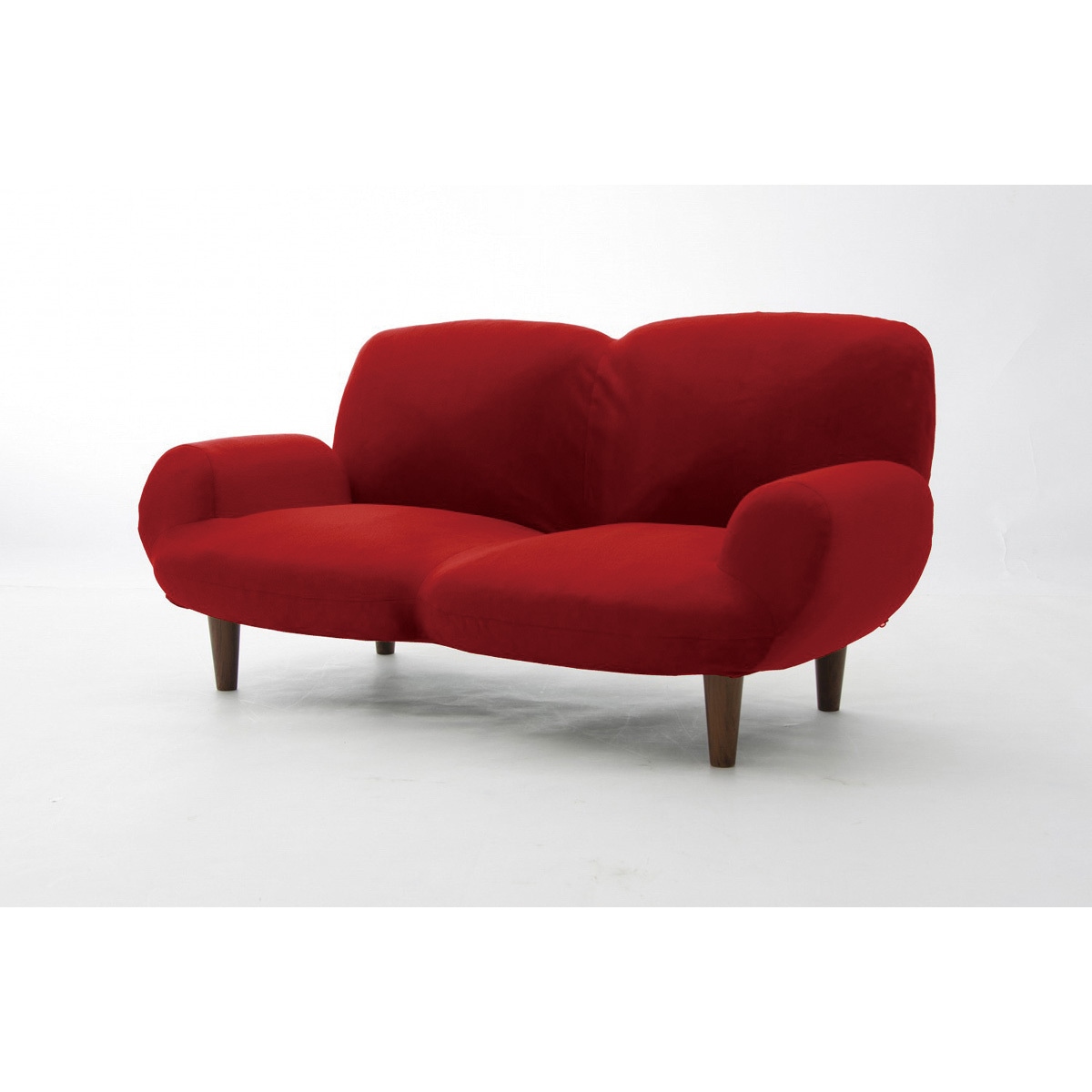 A616p-589RE カウチソファ SUICA セルタン ファブリック 高さ63cm幅125cm奥行き65～98cm  A616p-589RE