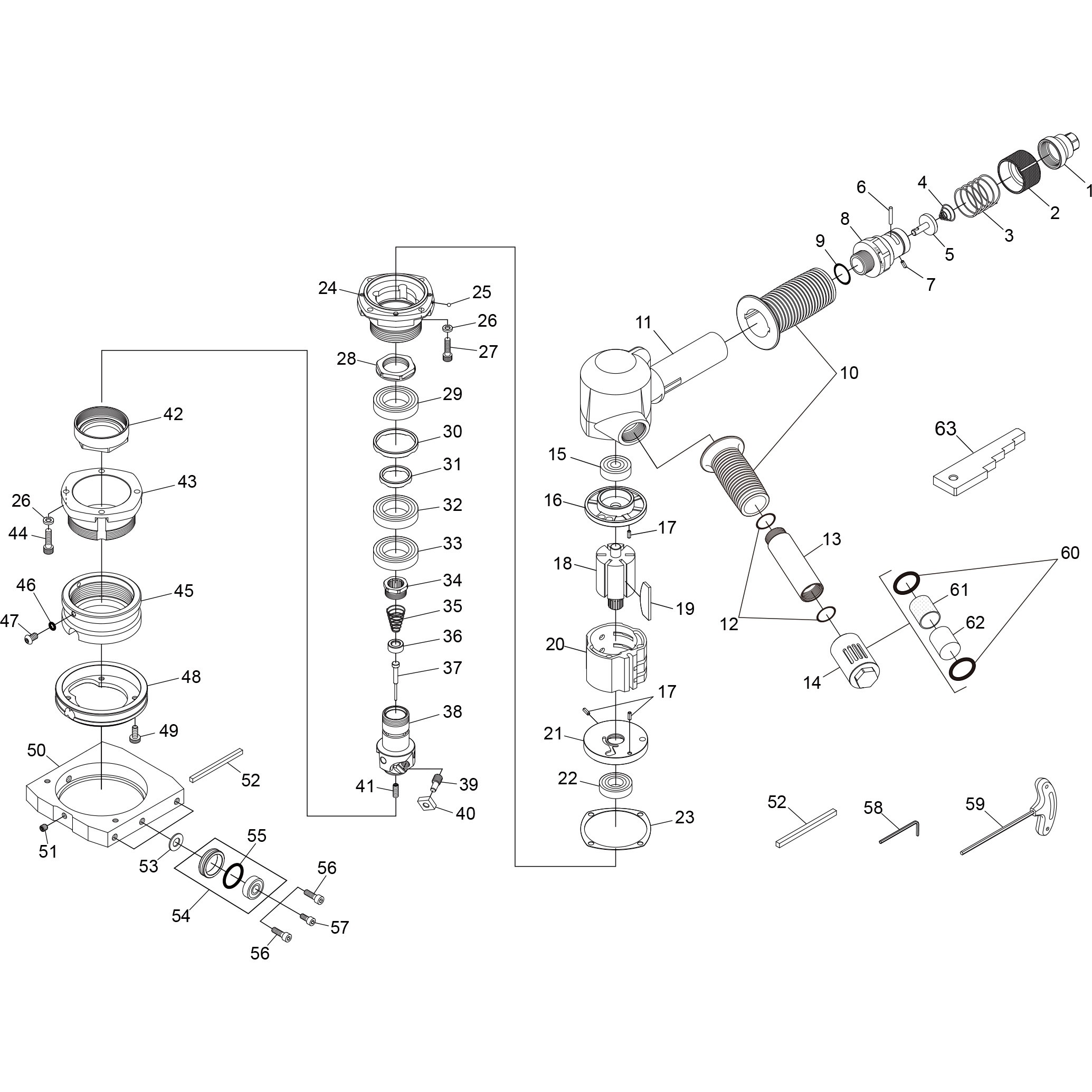 693-1 部品 ビードカッター SI-4080 SHINANO(信濃機販) 1台使用個数1 バルブハウジング   693-1
