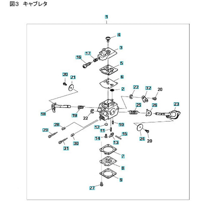 330481150 ゼノア エンジンチェーンソー G2000T 部品 キャブレター ゼノア ダイヤフラム - 【通販モノタロウ】