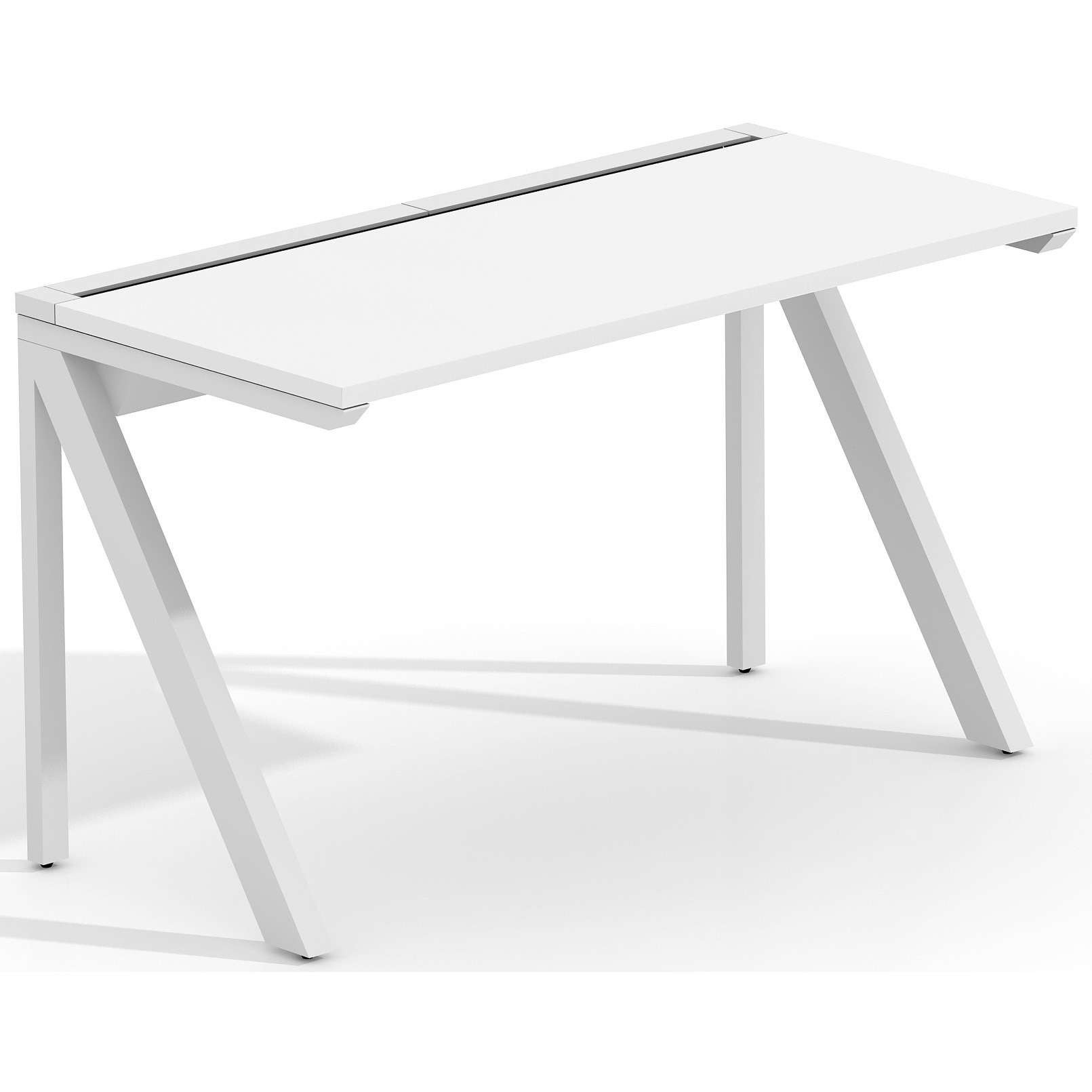 721598 LASH(ラッシュ) デスク ラッシュハーフレッグ 1台 スマイル