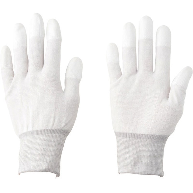 おたふく手袋 ニトリル背抜き手袋 ホワイト L A-32-WH-L 1双 〔×50