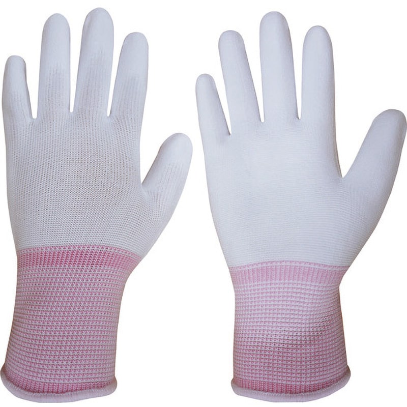 おたふく手袋 R-35　豚革手袋　内綿タイプ　白×10 - 1