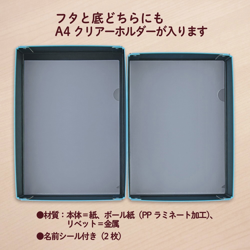 FL-196SF(79901) 仕切り箱付き 紙製 おどうぐばこ PLUS(プラス