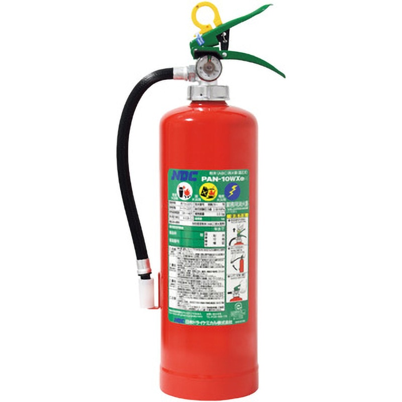 PAN-10WXE(I) ABC粉末消火器(蓄圧式) 日本ドライケミカル 設計標準使用期限10年 薬剤量3kg