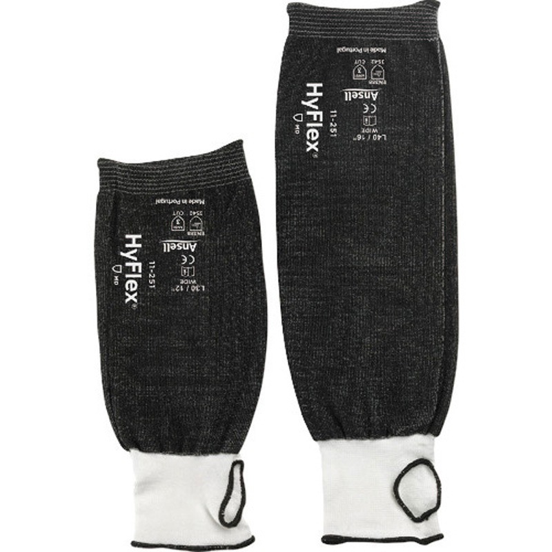Invel Mサイズ グローブ（腕カバータイプ） アンセル 耐切創腕カバー ハイフレックス 11−251 ナロウ
