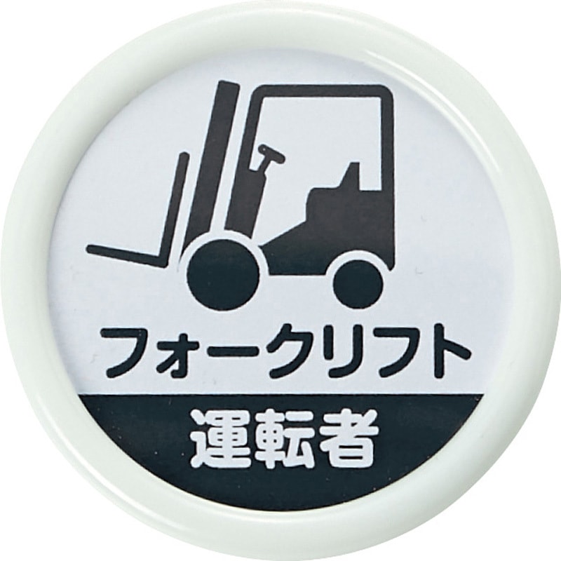 TPNP-452 役職表示名札 TRUSCO スチロール 本体・白色 1個 TPNP-452