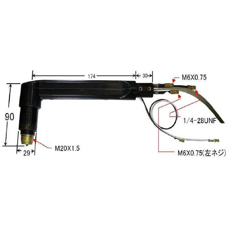 H758B00 トーチボディ ダイヘン 1個 H758B00 【通販モノタロウ】