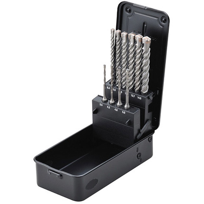 TB-21UX SDSプラスUXツールボックスセット ユニカ 軽量ハンマードリル用 超硬チップ 全長110/160mm  TB-21UX