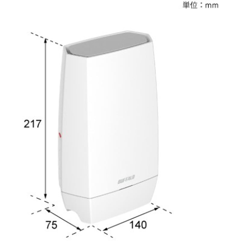 WNR-5400XE6P/2SD 無線LAN親機 WiFiトライバンドルーター 11ax/ac/n/a