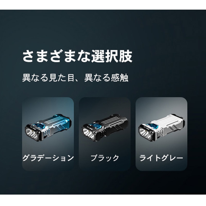 X2-LGY 【X2-LGY】アルミキャスト製高輝度ポケットライト WUBEN(ウーベン) 保護等級IP68 明るさ最大1800Lm 落下耐久1m