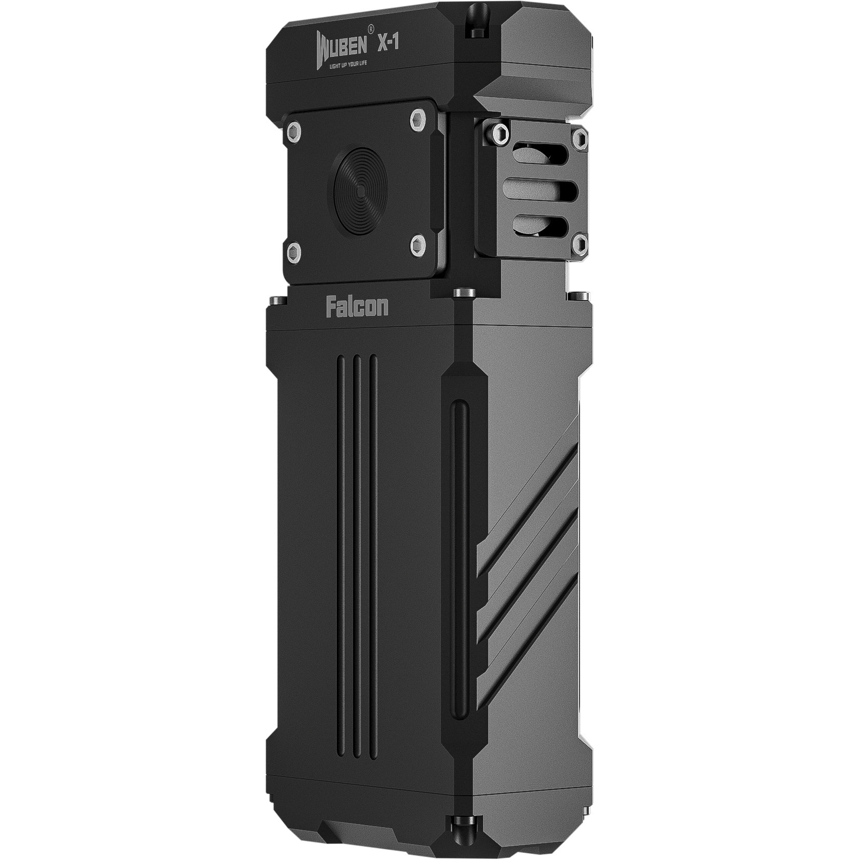 X1-BK 【X1-BK】超高輝度冷却ファン付ポケットライト WUBEN(ウーベン) 保護等級IP55 明るさ最大12000Lm