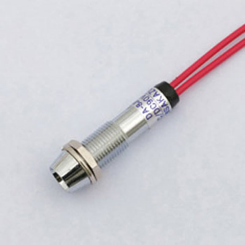 DA-8JPL-AC/DC100V-R LED表示灯 坂詰製作所 発光色:赤 AC/DC100V