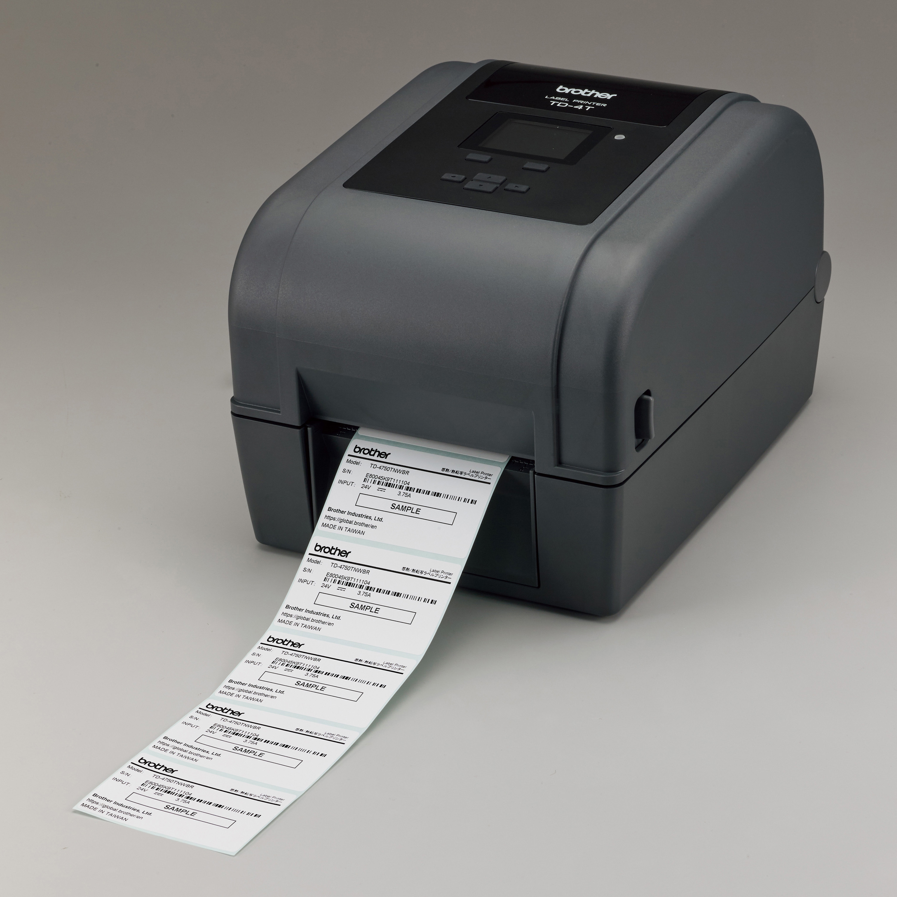 ブラザー工業 TD-4510D 4インチラベル幅 モノクロ 感熱ラベルプリンター/300dpi/USB/RS-232C ブラザー工業 TD-4510D 4インチラベル幅 モノクロ 感熱ラベル