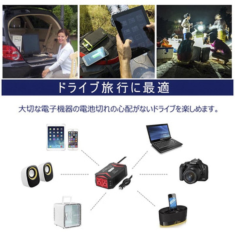 BESTEK 300W 正弦波インバーター MRZ3010HU 趣味のオーディオ実験室＞カーインバーター(DC12V→AC100V) と