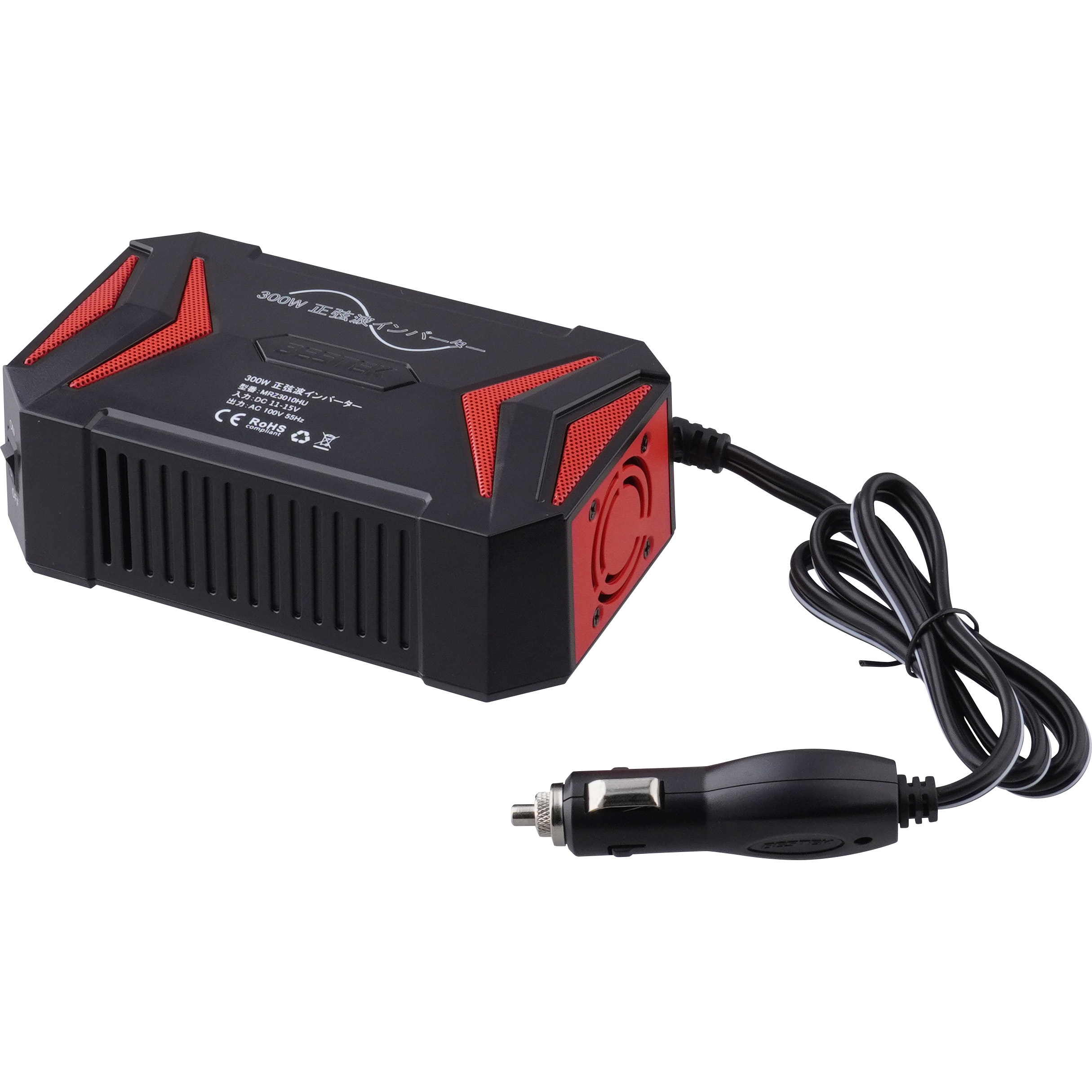 MRZ3010HU BESTEK 正弦波カーインバーター 300W BESTEK 出力電圧AC100(50Hz/60Hz表示機器使用)V