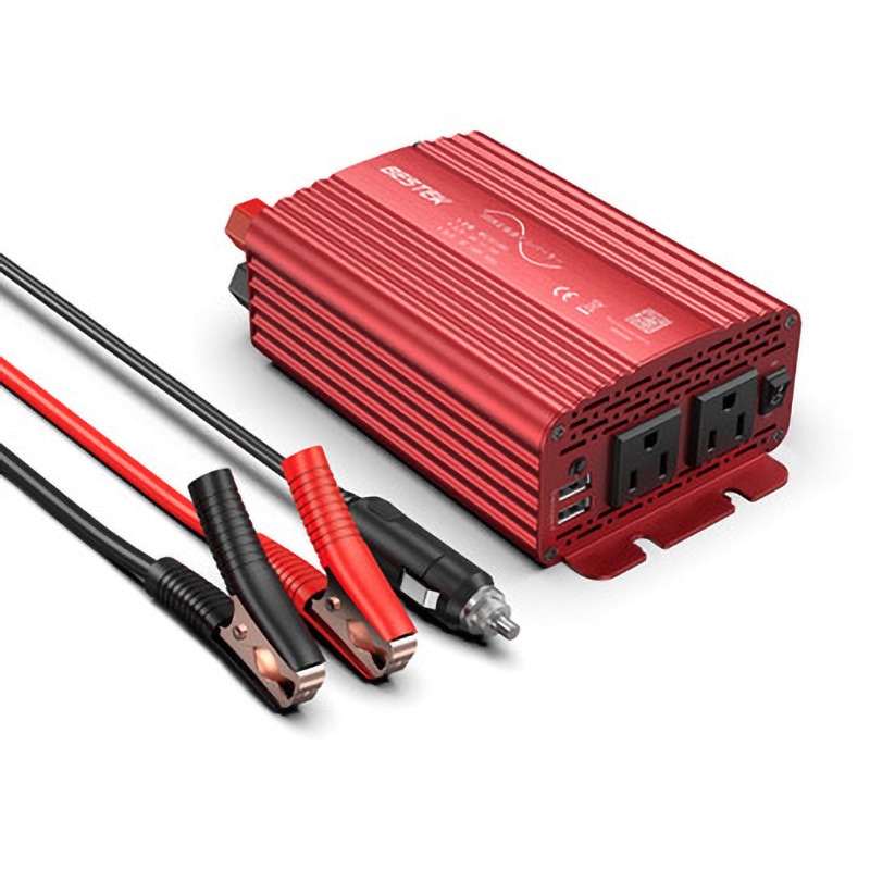 MRZ3010BU BESTEK 正弦波カーインバーター 300W BESTEK レッド色 出力
