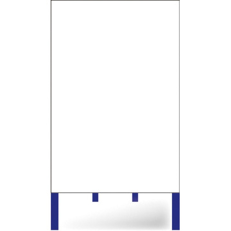 W-4W 立て看板 白無地 ブラスト興業 幅800mm高さ1200mm 1台 W-4W