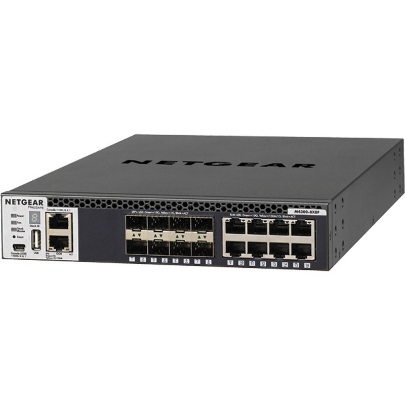 XSM4316S-100AJS M4300 10GBASE-T ポート + 10G SFP+ スロット Layer3マネージスイッチ(スタッカブル) 【ライフタイムハードウェア保証】 1台 NETGEAR 【通販モノタロウ】