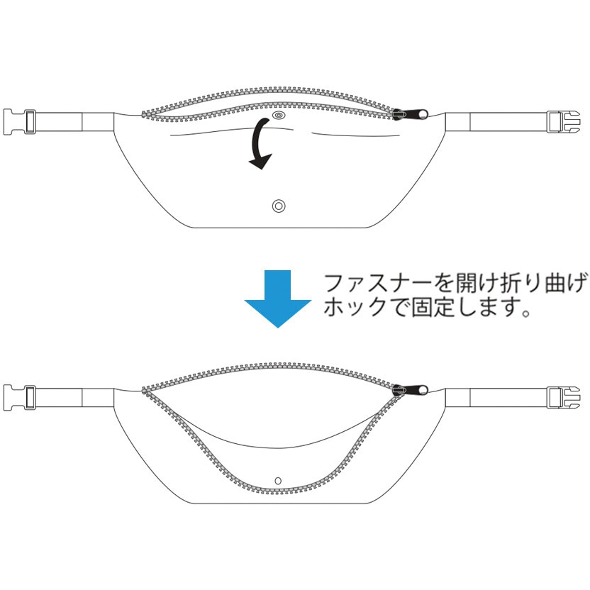 ブレイン　空調エアコンポシェット 楽天市場】ブレイン 空調ファン付きウエストポーチ【BR-686