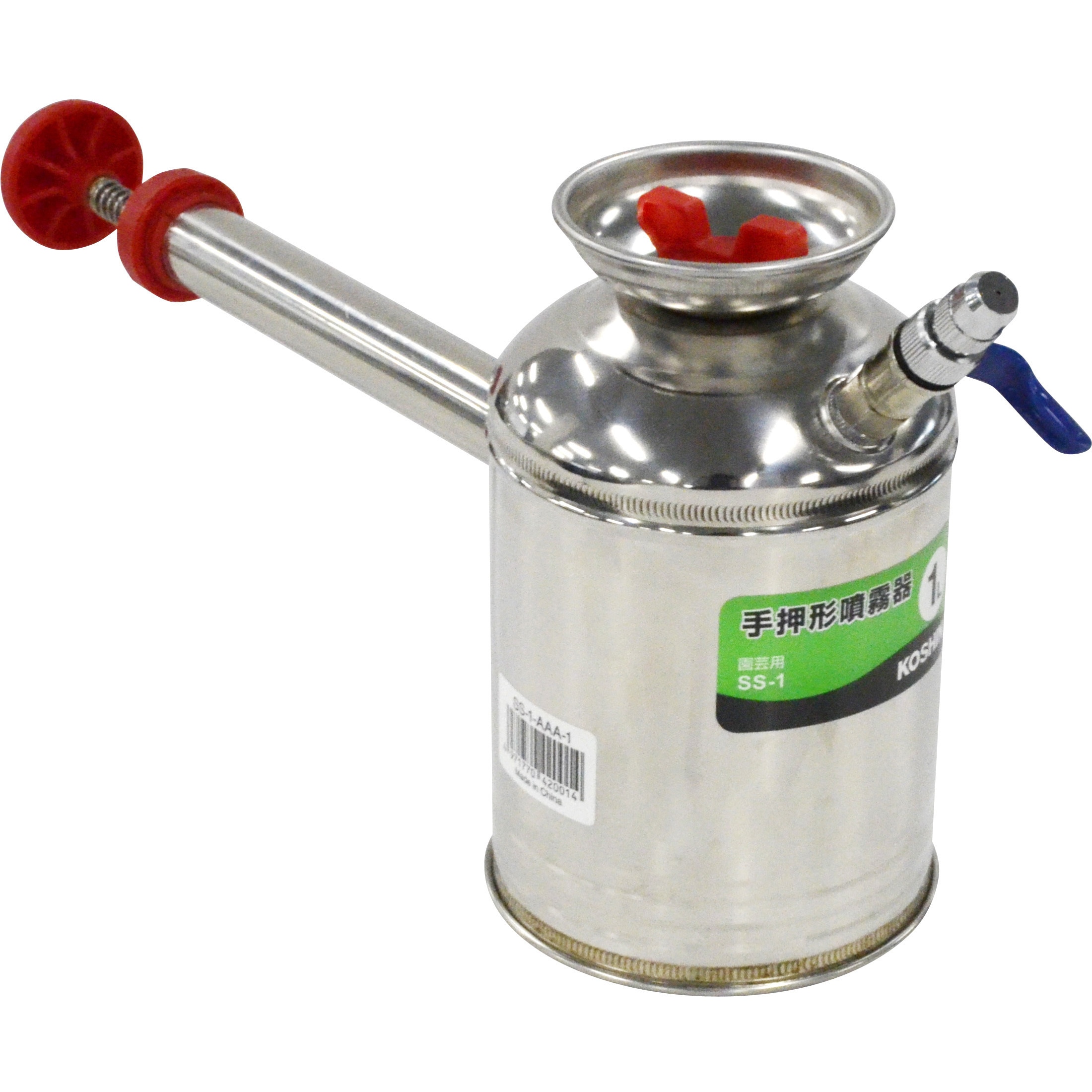 SS-1 ステンレス製杓型噴霧器 1L 工進 霧・直射 - 【通販