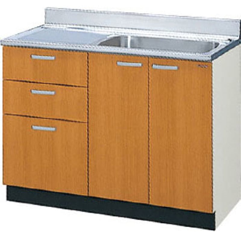 GSM-S-105SXTL 流し台 GSシリーズ(3段引出) SUNWAVE(LIXIL) 間口1050mm  GSM-S-105SXTL