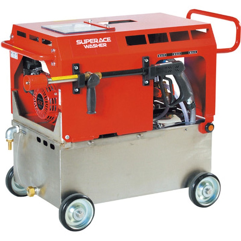 SE-3005STE6 エンジン式 高圧洗浄機 SE-3005STE6(静音型) 1台 スーパー工業 【通販モノタロウ】