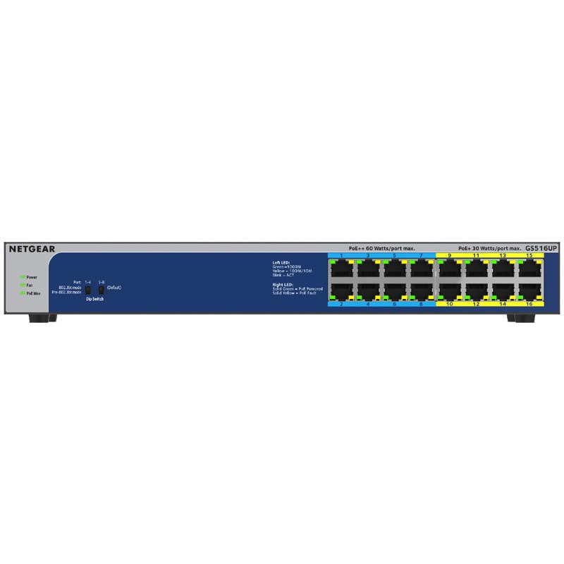 GS516UP-100AJS Ultra60 PoE+対応ギガビット アンマネージスイッチ