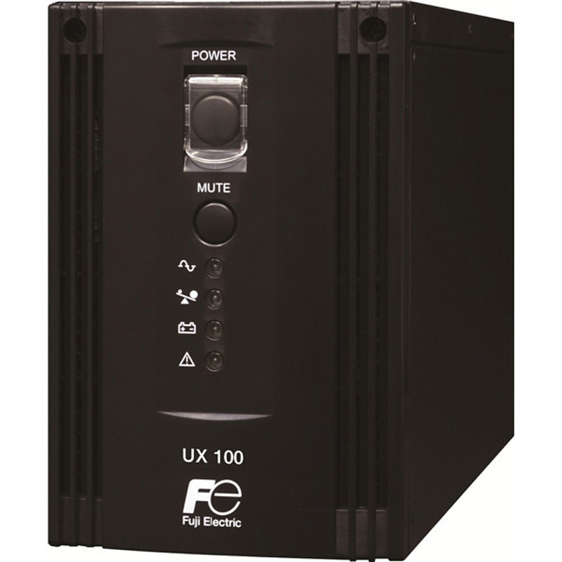 PET501J1CA HFP UPS 無停電電源装置 UX100 (500VA) 0.5kVA 常時商用給電 正弦波 小型 薄型 軽量 500VA / 350W 0.5kVA 1台 富士電機 【通販モノタロウ】