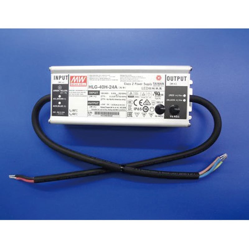 HLG-40H-24A MEANWELL製 LED電源 変換電源アダプター(防水型) 1個 マリンテック 【通販モノタロウ】